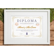 Diploma para los mejores abuelos