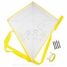 Conjunto creativo para niños cometa para pintar y chapa personalizable