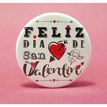 Oso de peluche con chapa San Valentín