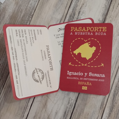 Invitación pasaporte Mallorca