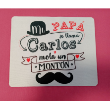 Alfombrilla  personalizada para ratón de ordenador papá