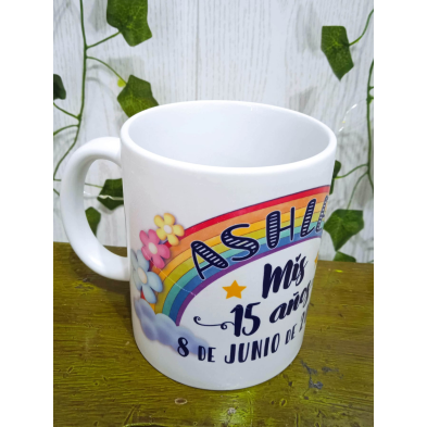 Taza personalizada 15 años