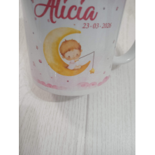 Taza personalizada bautizo