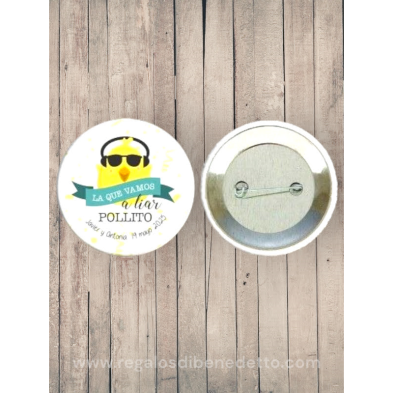 Pack 30 chapas frases personalizadas