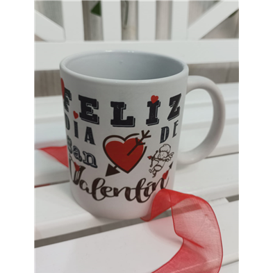 Taza San Valentín con foto personalizada